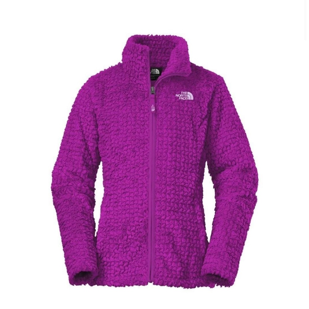 [The North Face] Magic Magenta Laurel Zip Up Jacket- Girls Large 14/16